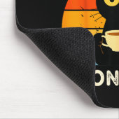 Fun Fact I Don't Care Funny Black Cat Saying Quote Mousepad (Ecke)