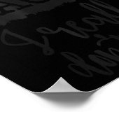 Fun Fact I Really Don’t Care, Sarcastic Quotes Fun Poster (Ecke)