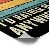 Fun Fact_ Id eher überall sonst sein _ Funny Graph Poster (Ecke)