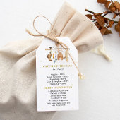 Fun Facts Fisherman's Derby Baby Shower Vielen Dan Geschenkanhänger