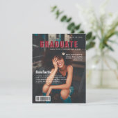 Fun Facts | Graduate Magazine Cover Foto Ankündigung (Stehend Vorderseite)