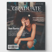 Fun Facts | Graduate Magazine Cover Foto Plaque Fotoplatte (Vorderseite)