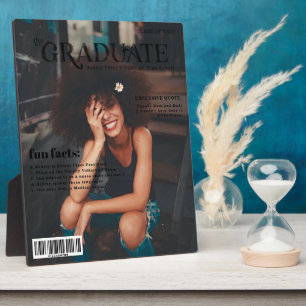 Fun Facts   Graduate Magazine Cover Foto Plaque Fotoplatte
