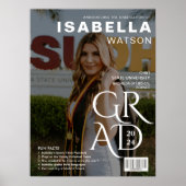 Fun Facts | Magazine Cover Foto Abschluss Poster (Vorne)