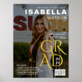 Fun Facts | Magazine Cover Foto Abschluss Poster (Vorne)