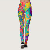 Fun Fair Color Swirl Leggings (Rückseite)