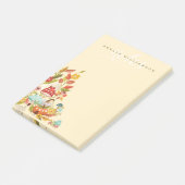 Fun Fairy Garden Herbstblätter Pilze & Pumpkin Post-it Klebezettel (angewinkelt)