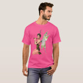 Fun Fairy T-Shirt Frau Elf Fairy Playing Flute Abb (Vorne ganz)