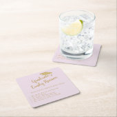 Fun Fakt über die Graduate Simple Graduation Party Rechteckiger Pappuntersetzer (Vor Ort)