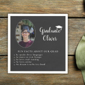 Fun Fakt über Graduate Foto Graduation Party Serviette
