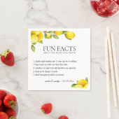 Fun Fakten Citrus Orchard Personalisiert Serviette (Beispiel)