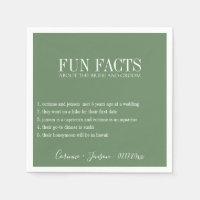 Fun Fakten Sage Green Personalisiert