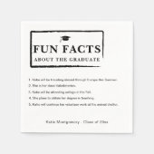 Fun Fakten über das Graduate Paper Napkins Serviette (Vorderseite)