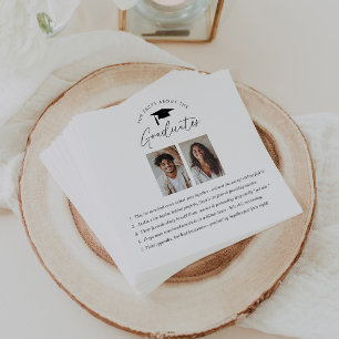 Fun Fakten über die 2 Absolventen Serviette