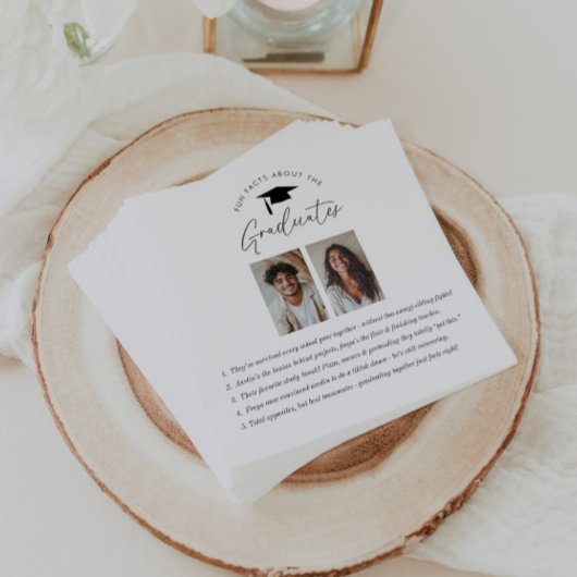 Fun Fakten über die 2 Absolventen Serviette