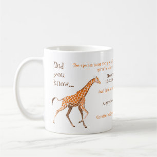 Fun Fakten über die Giraffen-Tasse Kaffeetasse