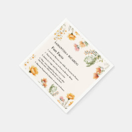 Fun Fakten über die Hochzeit der Neugeborenen Wild Serviette