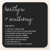 Fun Fakten über die neuerdings moderne Hochzeit Rechteckiger Pappuntersetzer (Vorderseite)