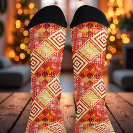 Fun Fall Christmas Creative Pattern Socks Socken
