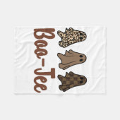 Fun Fall Halloween Ghost Boujee Boo-jee Spooky Sea Fleecedecke (Vorderseite (Horizontal))