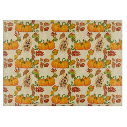 Fun Fall Patternscheibe Schneidebrett (Vorderseite)