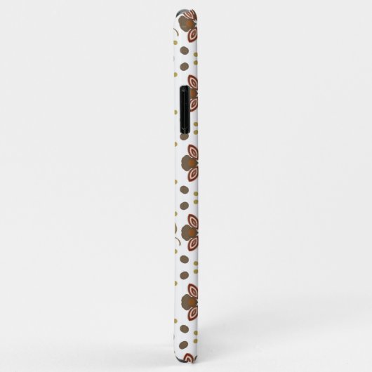 Fun Fall Poka Dot Design Case-Mate iPhone Hülle (Hinten/Rechts)