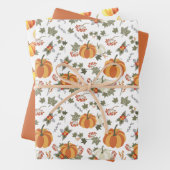 Fun Fall Pumpkins koordiniert Geschenkpapier Set (Beispiel)