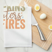 Fun Fall Vibes Geschirrtuch (Viertel Falte)