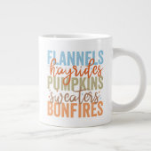 Fun Fall Vibes Jumbo-Tasse (Rechts)