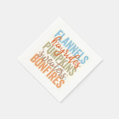 Fun Fall Vibes Serviette (Ecke)