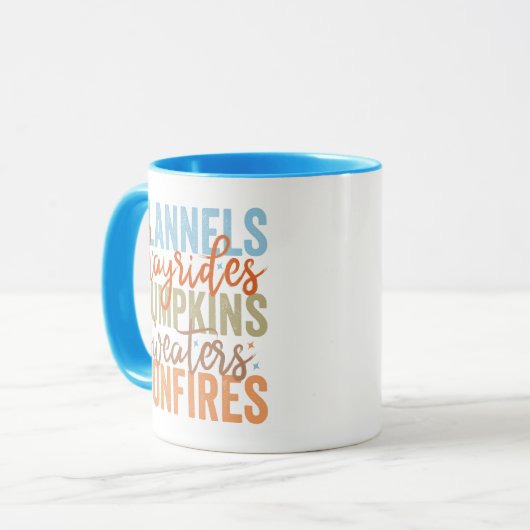 Fun Fall Vibes Tasse (Vorderseite Links)