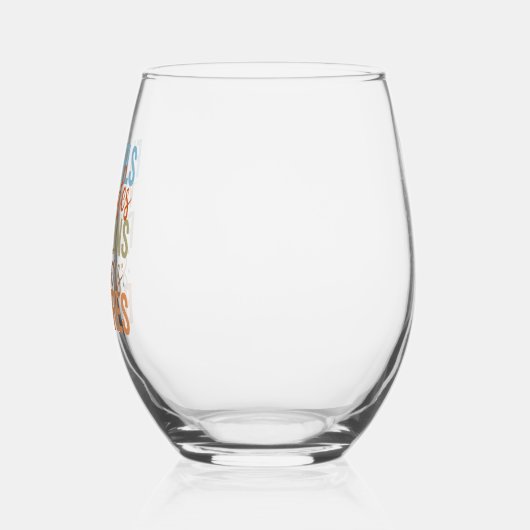 Fun Fall Vibes Weinglas Ohne Stiel (Links)