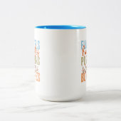 Fun Fall Vibes Zweifarbige Tasse (Mittel)