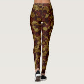 Fun Fall Woods Camouflage Muster Leggings (Rückseite)