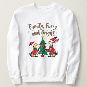 Fun Family Christmas Forest Animals T-Shirt Sweatshirt