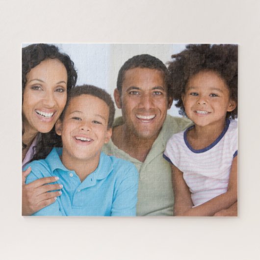 Fun Family Foto Custom Puzzle (Horizontal)