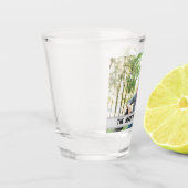 Fun Family Foto Monogram Schnapsglas (Links)