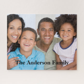 Fun Family Foto Persönliche Sitte Puzzle