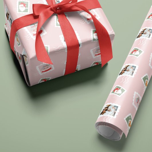 Fun Family Fotos Weihnachts Porto Briefmarke Colla Geschenkpapier