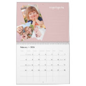 Fun Family Photo Collage Scrapbook Memory Journal Kalender (Feb 2026)