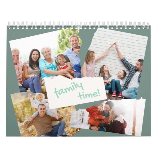 Fun Family Photo Collage Scrapbook Memory Journal Kalender (Titelbild)