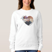 Fun Family Quote 1 Photo Heart Mother In Law Sweatshirt (Vorderseite)