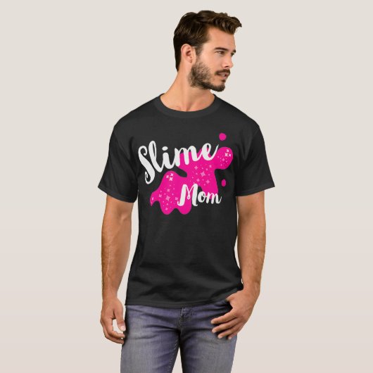 Fun Family Slime für Party mit schlanker Mama - pa T-Shirt (Vorne ganz)