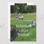 Fun Family Wiedersehen Custom Family Foto Einladung (Vorne/Hinten)