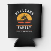 Fun Family Wiedersehen Sommerurlaub Tropical Beach Dosenkühler (Vorderseite)