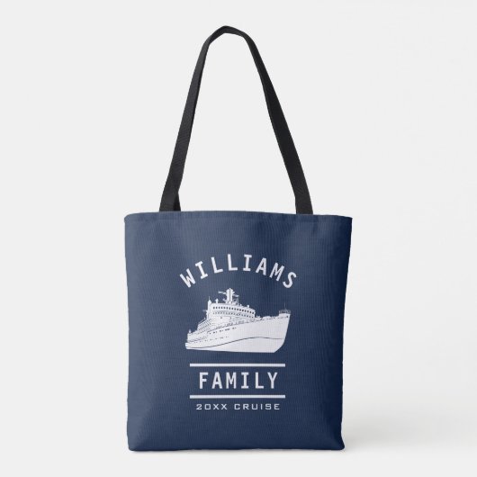 Fun Family Wiedersehen Summer Vacation Cruise Ship Tasche (Rückseite)