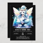 Fun Fantasy Fairy Birthday Einladung (Vorne/Hinten)