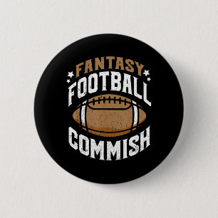 Fun Fantasy Football EU-Kommissar Männer Button