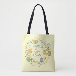 Fun farbenfroh frohe Ostereier Jagd Tasche