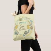 Fun farbenfroh frohe Ostereier Jagd Tasche (Von Nahem)